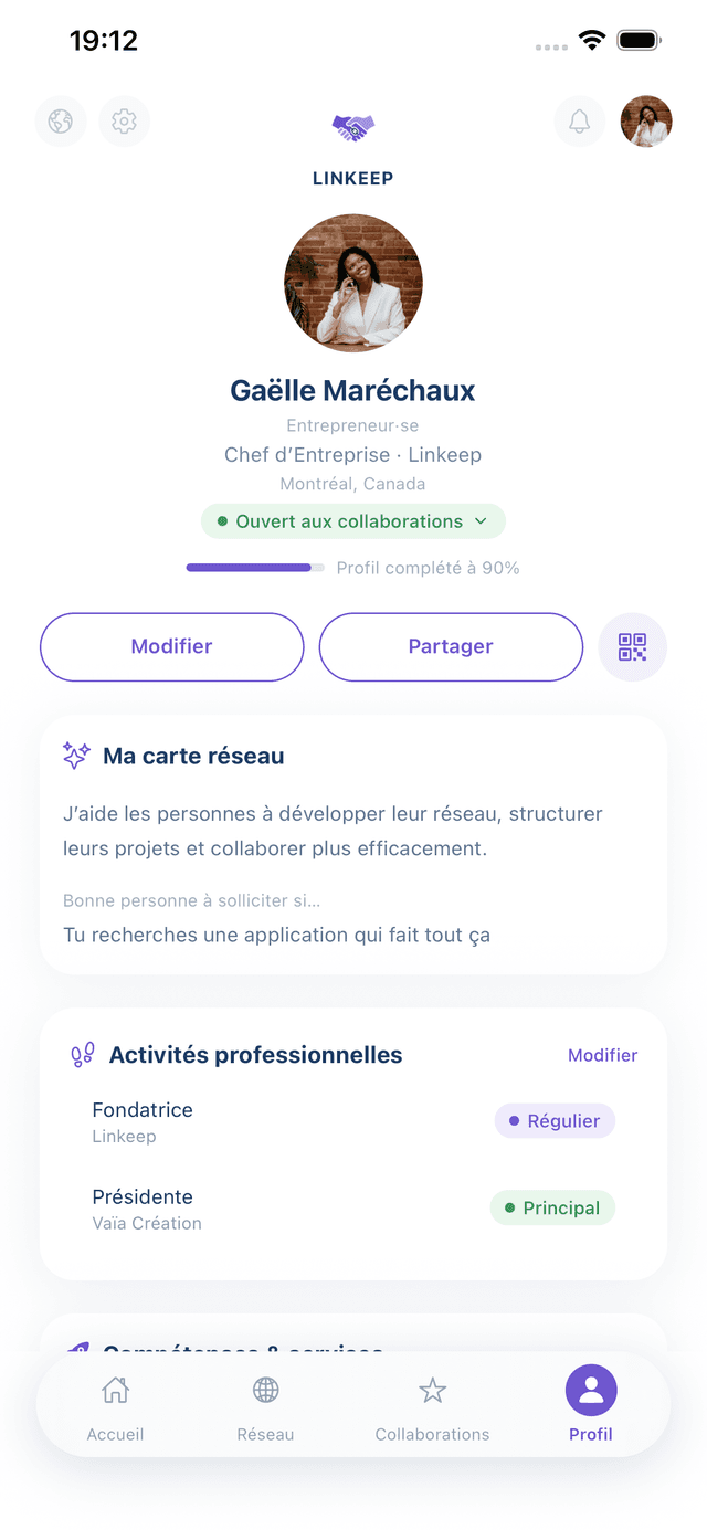 Profil Linkeep